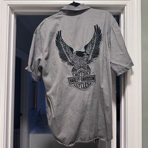 Harley Davidson Button Down
